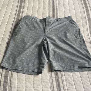 Nike Gray Athletic Shorts with Subtle Pattern